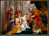 Esther Presents herself at the Palace.
