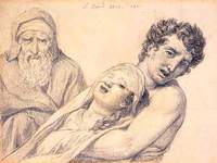 Composition with Three Figures