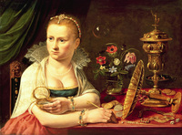 A Vanitas Portrait of a Lady