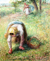 Peasants Gathering Grass