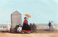 On the Beach at Trouville