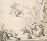 Archangel Raphael Leaving Tobit and his Family