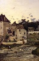The Village of Herisson on the Banks of the Aumance