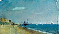 Brighton Beach with Colliers