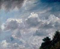 Cloud Study, Hampstead;  Tree at Right