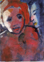 Couple (Red and Blue) in Sidelight