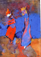 King and Dancing Woman