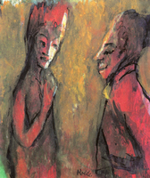 Strange Couple (Brown Ground)