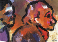 Two Heads (in Profile)