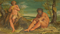 Marsyas and Olympus (from the series Panels for a Musical Instrument)