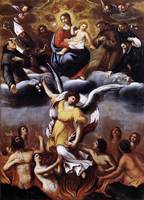 An Angel Frees the Souls of Purgatory