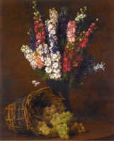 Larkspur and White Raisins