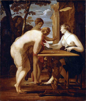 Women Playing Dices