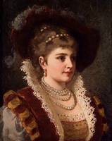 Lady In Renaissance Costume