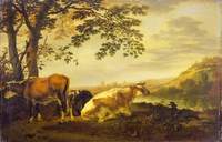 Cattle on a River Bank