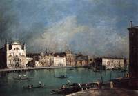 Grand Canal and Santa Lucia and the Scalzi Church