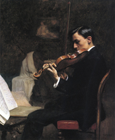 The Violin Student, Paris