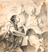 Mary Magdalene at the tomb of Christ
