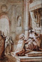 A Monk Being Given the Rules of his Order