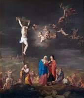The Crucifixion with the Fall of the Rebel Angels