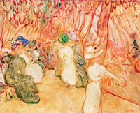 Promenade of Stylish Women