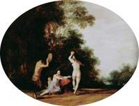 Nymphs and Satyr