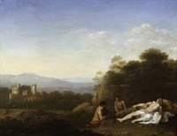 Landscape with a Satyr and Antiope