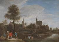 A View of Het Sterckshof near Antwerp