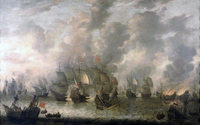 The Battle of Scheveningen, 31 July 1653.