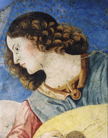 Angel with lute