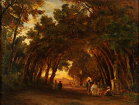 In the Park of Villa Borghese