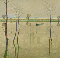 Flood on the Lower Rhine