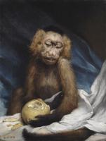 Monkey with lemon