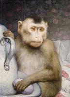 Monkey with Pitcher