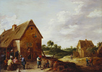 Peasants outside a Country Inn