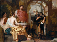 Abraham Receiving the Three Angels of the Lord