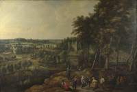 Peasants Merry-making before a Country House