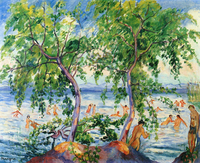 Swimming, Colombier