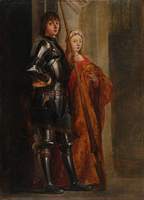 Saints George and Cecilia (after Antonello da Messina)