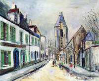 A Street in Montmartre