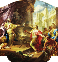 Life of Aeneas - Aeneas Offers a Sacrifice to Apollo