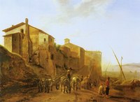 View of the Ripa Grande, Rome