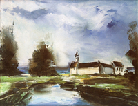 White Houses by the Water