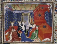 Miniature from The Book of the Queen