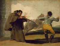 Friar Pedro Shoots El Maragato as his Horse Runs Off