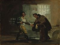 Friar Pedro Offers Shoes to El Maragato and Prepares to Push Aside his Gun