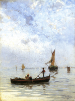 Fishermen in the Lagoon