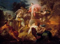 Apollo Awarding the Arts (bozzetto)
