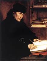 Portrait of Erasmus (half of diptych)
