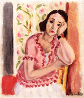 Woman Leaning